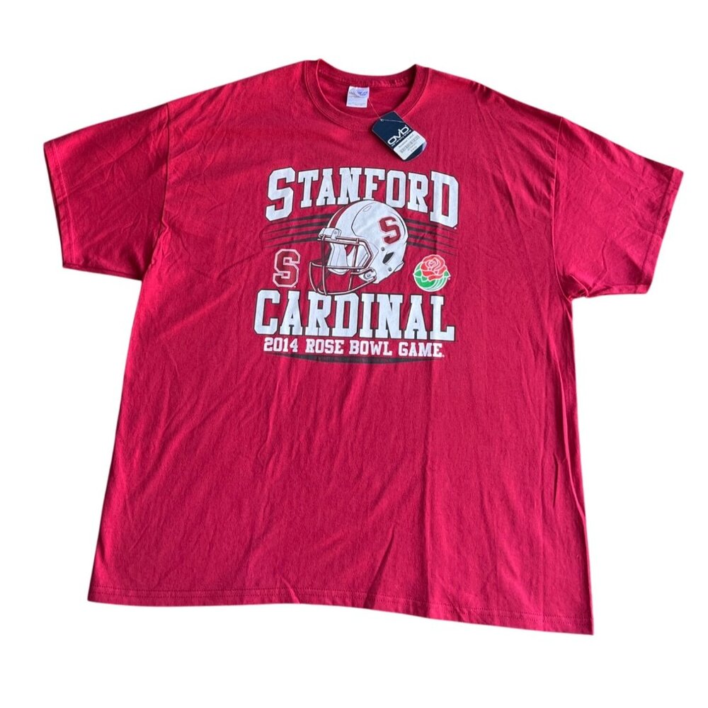 Stanford Cardinal 2014 Rose Bowl Game T-Shirt 2XL By Old Varsity Brand 25x30
